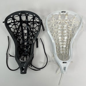 Bulk Lot of 2 Women's STX Fortress 300 Lacrosse HEAD - Black And White