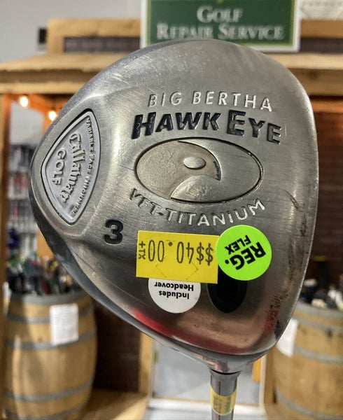 Callaway BIG BERTHA HAWKEYE #3 Fairway Wood 43.5" SYSTEM60 Regular Flex Graphite