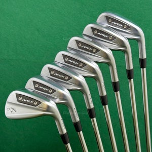Callaway Apex Ai200 Forged 2024 5-AW Iron Set DG MID 90 R300 Steel Regular