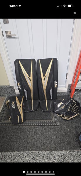 33" Brian's G-Netik Pro 3 Regular Goalie Full Set (Used)