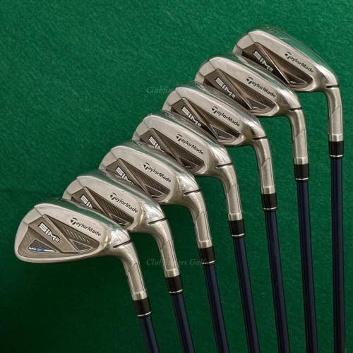 TaylorMade SIM 2 MAX 5-AW Iron Set Fujikura Ventus Blue 5-A Graphite Seniors