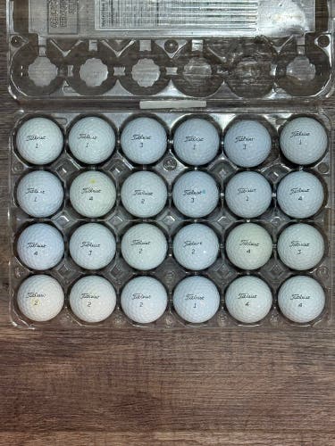 24 Titleist AVX Golf Balls - 2024-2025 Model, 5A Mint Condition Only