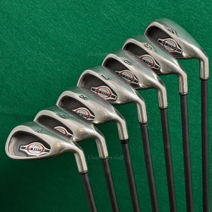 Callaway Big Bertha 2002 4-10 Iron Set Factory RCH 75i Graphite Regular