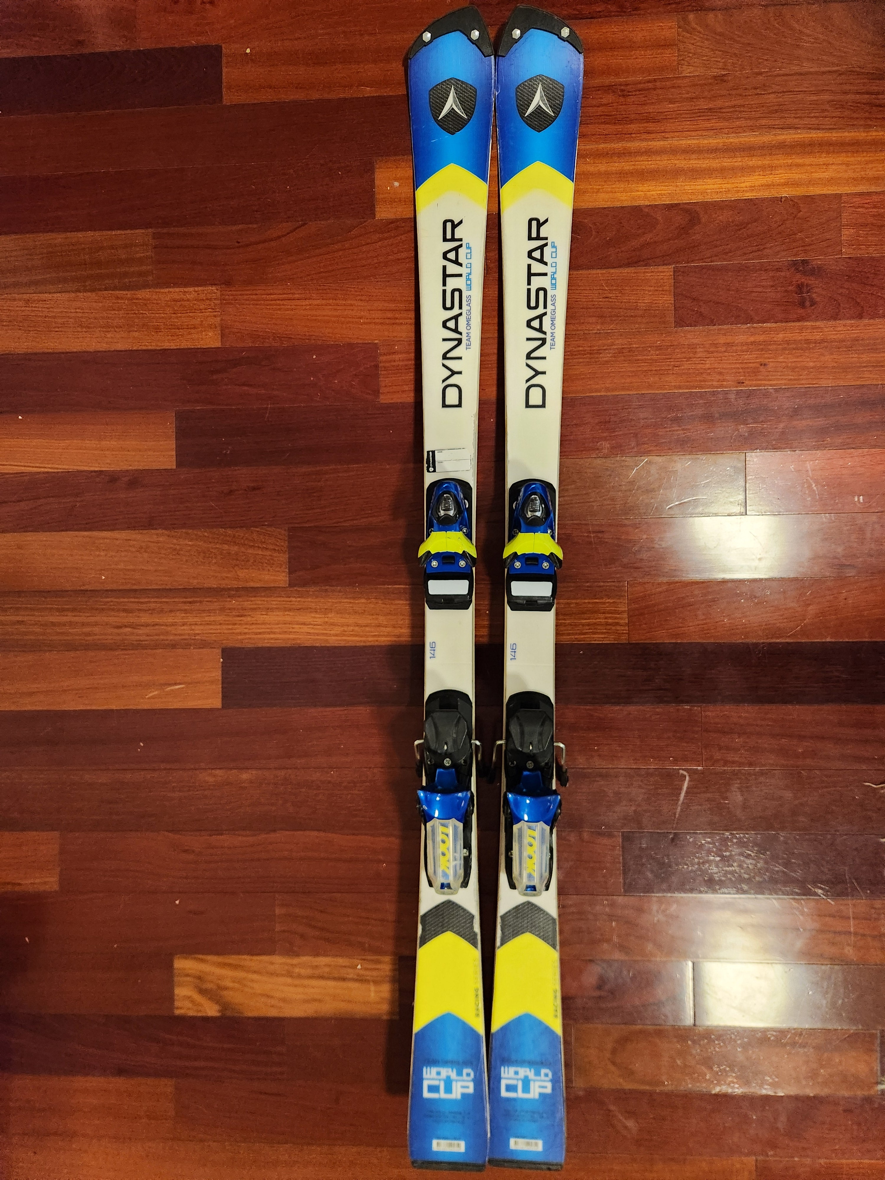 Used Dynastar With Bindings Speed Omeglass World Cup Skis