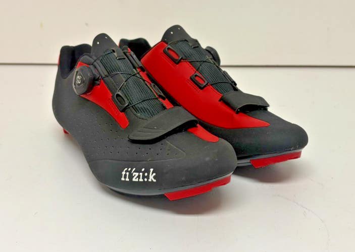 fi'zi:k R5 Boa-Coiler Road Bike Cycling Shoes Black/Red US 11.5 EU 45 EXCELLENT