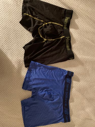 Blue Medium/Large Adult Unisex New Balance Compression (Used)