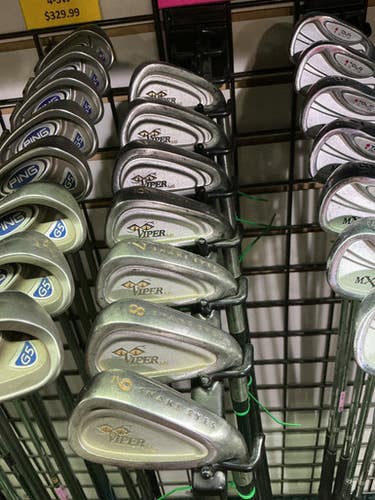 Snake Eyes (Used) Right Handed Men's Regular Flex Steel Shaft 7 Pieces Iron Set