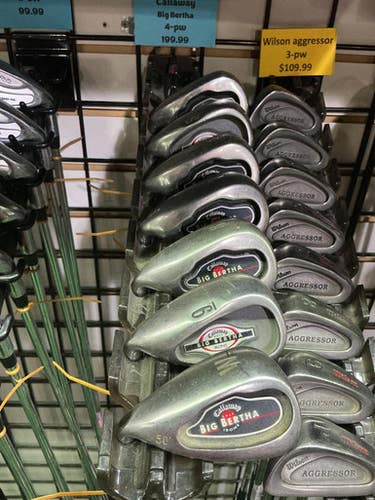 Used Callaway BIG BERTHA Mens Iron Set LH 4I-PW 10743-S000463403