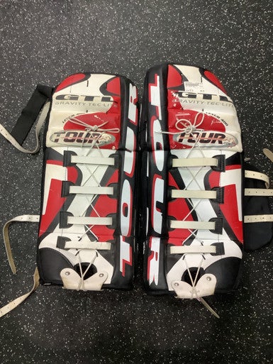 (Used) Black Intermediate Junior 30" Goalie Leg Pads