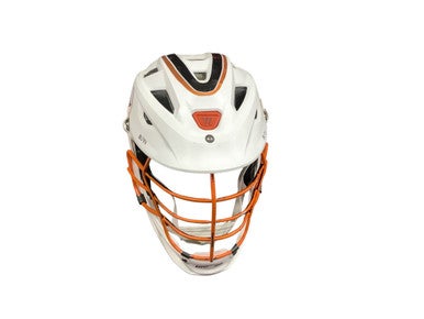 Used Warrior BURN Lacrosse Helmet White XL 10743-S000462343