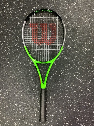 Used Wilson BLADE FEEL RXT 105 Adult Tennis Racquet Green 4 3/8" 10743-S000462601