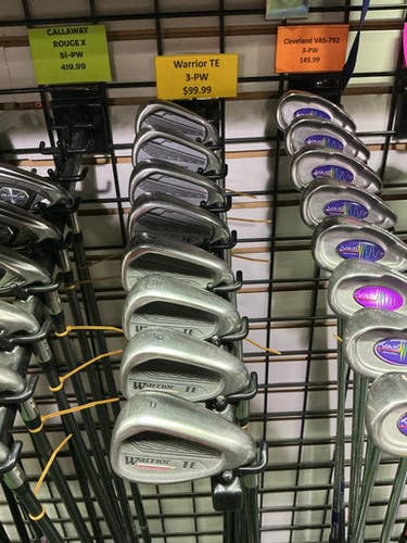 Used Warrior TE Mens Iron Set RH 3I-PW 10743-S000467267