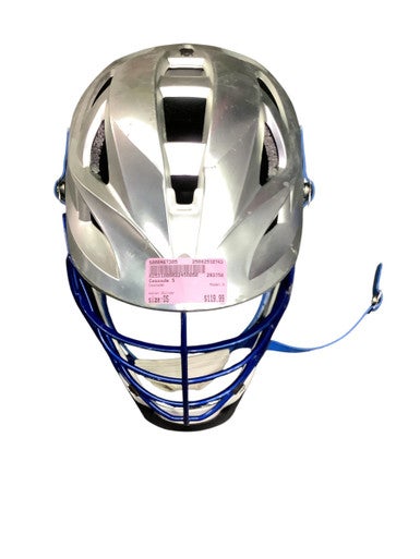 Used Cascade S Lacrosse Helmet Silver One Size 10743-S000467305