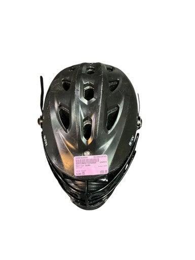 Used Warrior BURN Lacrosse Helmet Black One Size 10743-S000469685