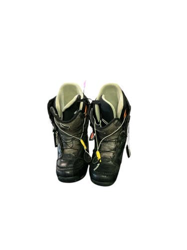 Used Burton IMPRINT 2 Mens Snowboard Boots Black Senior 9.5 10743-S000469874