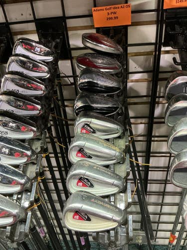 Adams (Used) Right Handed Men's Regular Flex Graphite Shaft 8 Pieces Iron Set