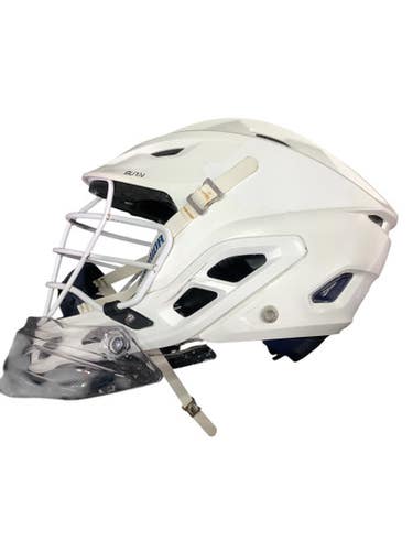 Used Warrior BURN Lacrosse Helmet White One Size 10743-S000463674