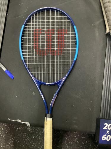 Used Wilson ULTRA POWER XL 112 Adult Tennis Racquet Navy Blue 4 3/8" 10743-S000463738