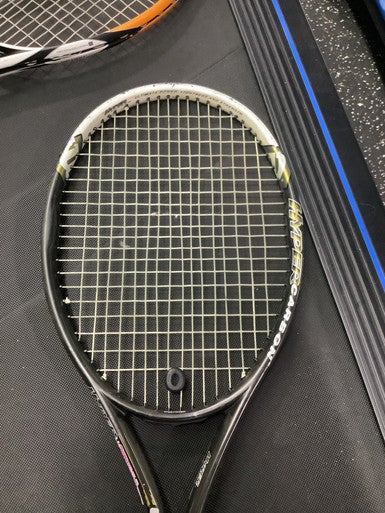 Used Wilson HYPER CARBON 5.3 Adult Tennis Racquet Black 4 1/2" 10743-C000464437