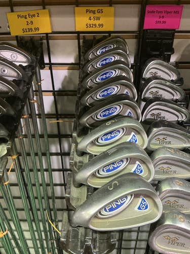 Used Ping G5 Mens Iron Set LH 4I-SW 10743-S000468407