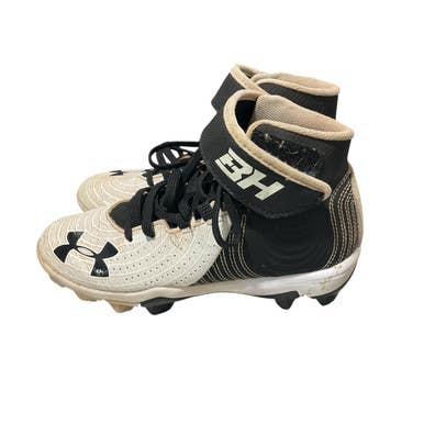 Used Under Armour BRYCE HARPER BB/SB Cleats Black Junior 01.5 11834-S000040615