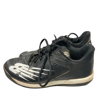 Used New Balance BASEBALL CLEAT BB/SB Cleats Black Junior 05 11834-S000040629
