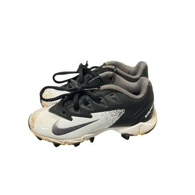 Used Nike VAPOR BASEBALL BB/SB Cleats Black Youth 11.0 11834-S000040632