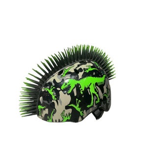 Used GREEN DINO Bike Helmet Black One Size 11834-S000040727