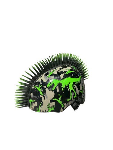 Used GREEN DINO Bike Helmet Black One Size 11834-S000040727