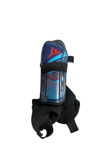Used Brava Soccer Shin Guards Youth Royal Blue XS 11834-S000040893