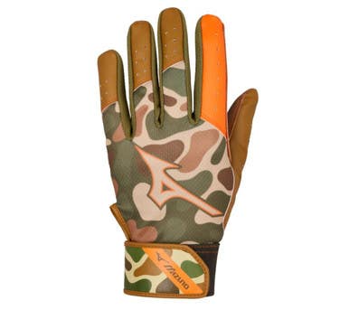New MVP 2026 DUCK CAMO ADULT BATTING GLOVES 11834-MIZ330461