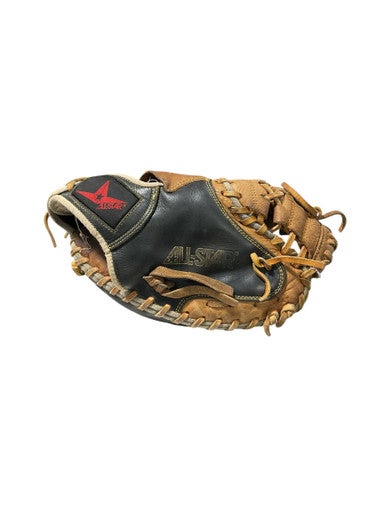 Used All-Star CATCHERS MITT BB/SB Catchers RH Throw Brown 32" 11834-S000042352