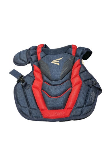 Used Easton RED/BLUE CHEST PROTECTOR Catchers Chest Protector Navy Blue Adult 11834-S000042353