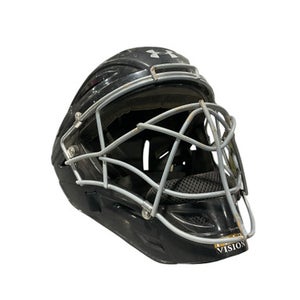 Used Under Armour CATCHERS MASK Catchers Helmet w/Mask Black SM 11834-S000042366