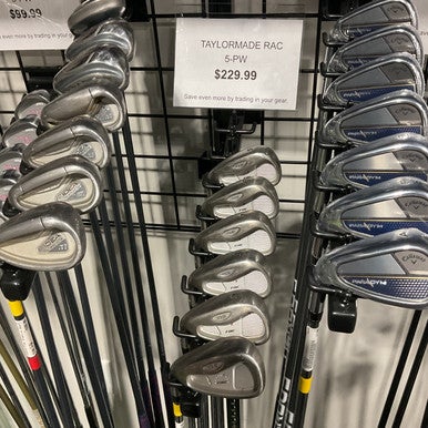 Used Taylormade RAC 5-PW Mens Iron Set LH 5I-PW 11834-S000042392