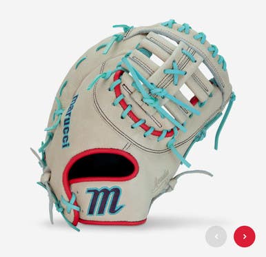 New 12.5IN RHT 1ST BASE MITT ACADIA SERIES V3 BASEBALL GLOVE 11834-MRCMFG3AC37S1-CMR