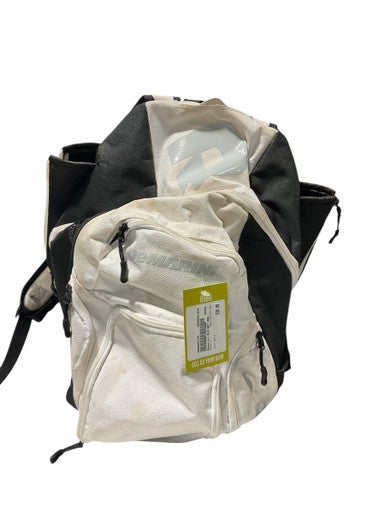 Used Demarini BLK/WHT BAG BB/SB Player Carry Bag White 11834-S000041179
