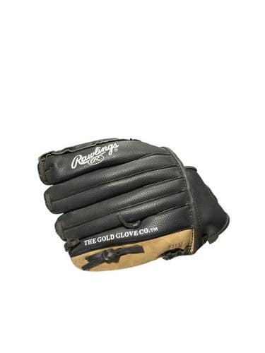 Used Rawlings PLAY MAKER SERIES BB/SB Glove RH Throw Black 10 1/2" 11834-S000041251