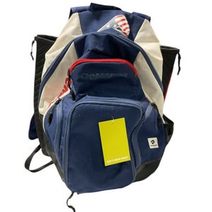 Used Demarini R/W/B BACKPACK BB/SB Player Backpack Navy Blue 11834-S000042413