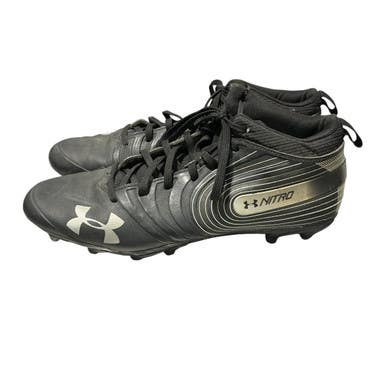 Used Under Armour Adult FB Cleats Black Senior 10 11834-S000042422