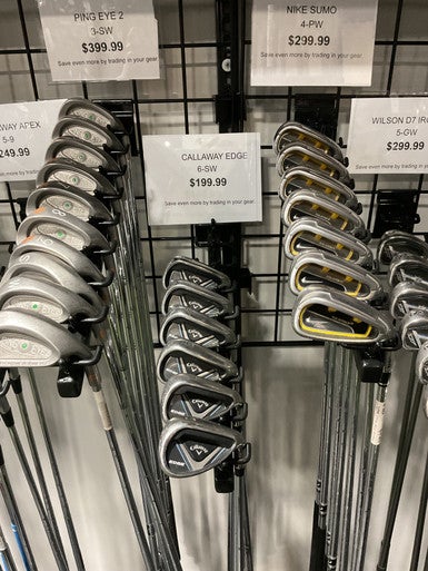 Used Callaway EDGE Mens Iron Set RH 6I-SW 11834-S000042463