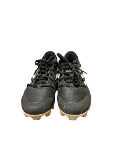 Used Adidas BLK/WHT CLEATS BB/SB Cleats Black Junior 04.5 11834-S000042471