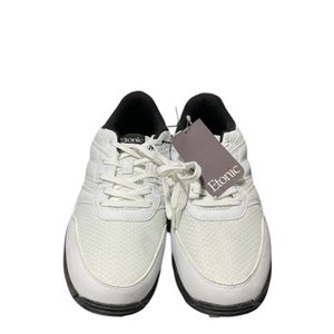 Used Etonic Mens Golf Shoes White Senior 9.5 11834-S000042501