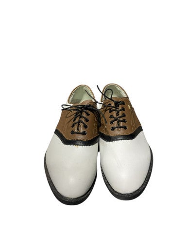 Used Mizuno Mens Golf Shoes Brown Senior 8 11834-S000042502