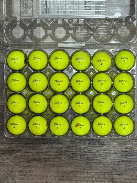 24 Titleist Pro V1 Yellow Golf Balls - 2025/2024 Models, MINT CONDITION ONLY