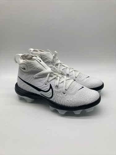 Nike Alpha Huarache NXT MCS Baseball Cleats Mens 7.5 White Black DJ6519-101 NEW