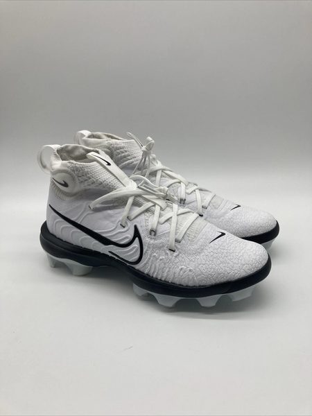 Nike Alpha Huarache NXT MCS Baseball Cleats Mens 7.5 White Black DJ6519-101 NEW
