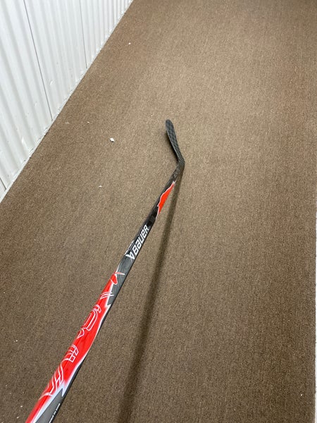Red Bauer Vapor FlyLite Left Hand Hockey Stick P92 77 Flex (New)