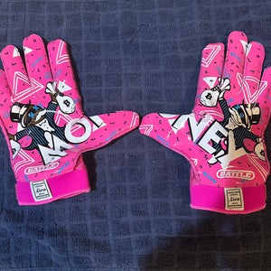 Pink XL Adult Battle Gloves (Used)