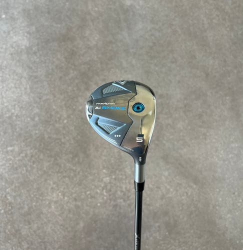 Like New Callaway Paradym Ai Smoke Triple Diamond Right Hand Stiff Flex 5 Wood